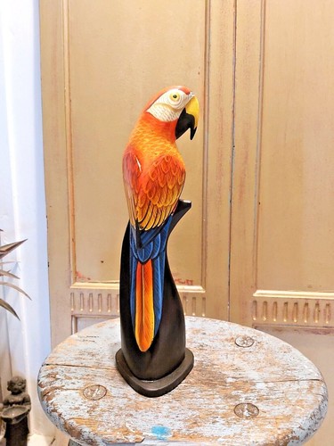 Hand carved wooden - wooden, painted