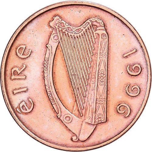 Ireland penny 1996 copper - ireland,, penny,