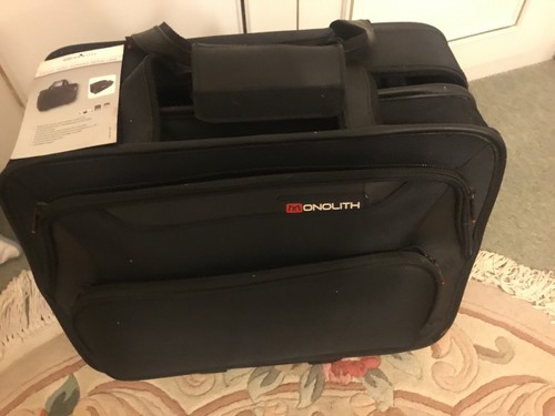 Black laptop bag wheels - laptop,