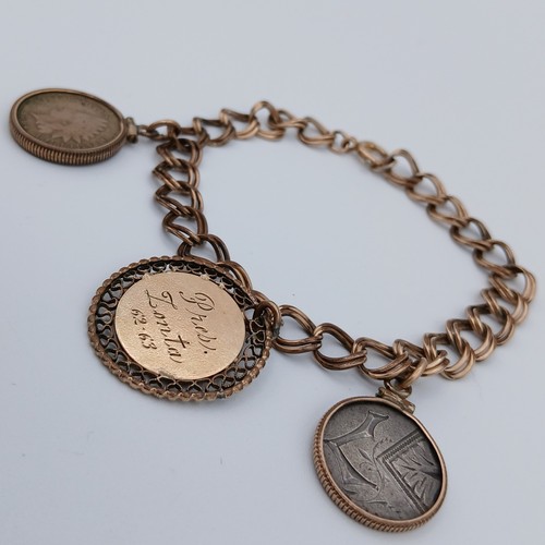 Antique love token 12k gold - love,