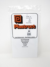 Plastruct 91104 White Styrene