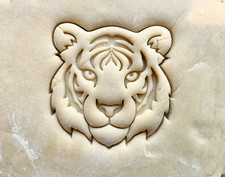 Tiger Head cookie cutter -