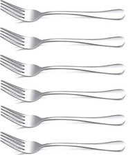 6 X STAINLESS STEEL CUTLERY