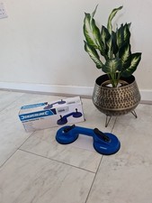 2x Silverline Double Suction Pad 70kg (675088), Blue