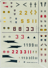 ESCI Decals : 1:72 scale