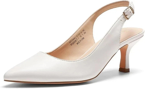 Pointed toe mid heels court - pointed,