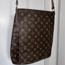 100% Authentic LOUIS VUITTON Musette Salsa GM Monogram Shoulder Bag Purse 