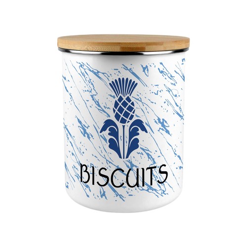 Scottish thistle biscuit tin - biscuit,