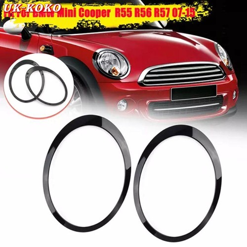 2pcs black headlight trim - 2pcs,