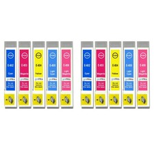 10 Ink Cartridges C/M/Y/LC/LM