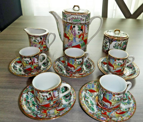 Vtg 13pc tea - vtg, set