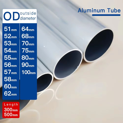 Aluminium tube od51 - tube, od51-100mm