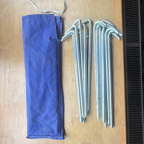 Metal tent pegs - metal, pack