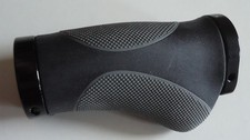 Rubber ergonomic bike grips - rubber,