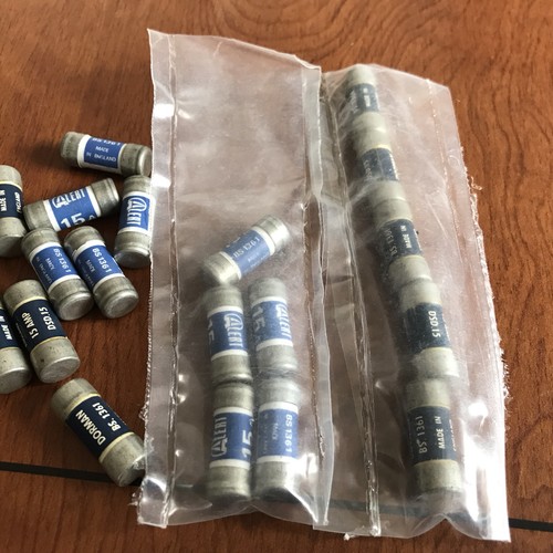 Amp cartridge fuse bs - 15, fuse,