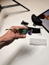 Oakley Juliet X-Metal Titanium Sunglasses Blue Iridium