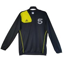 ADIDAS Adi5 black long sleeved football training top size Med