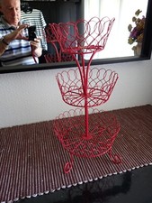 PLASTIC COATED METAL 3 TIER VEG/FRUIT RACK  - 45cm - LOOK