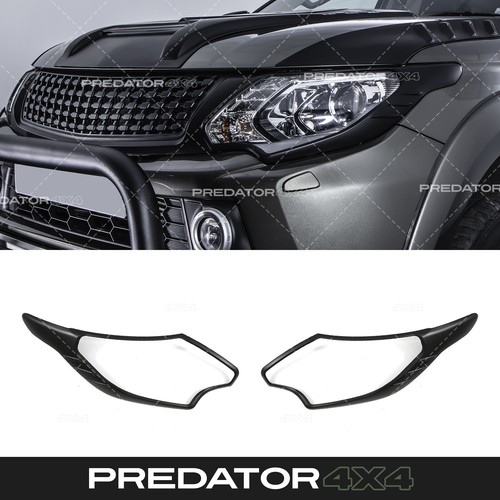 Black front headlight - black,