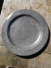 Pewter Plate. Touch marked