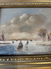 Oil Painting On Board Signed