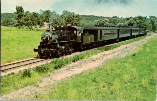 Essex postcard steam - ct,