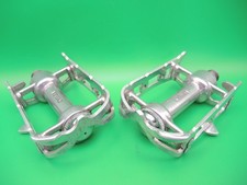 REWAX ALLOY QUILL PEDALS - 14mm FRENCH THREADS 1970`S RECONDITIONED + EXCELLENT