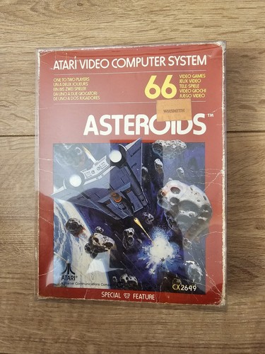 Atari 2600 game asteroids with - 2600,