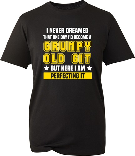 Mens grumpy old git - mens, shirt