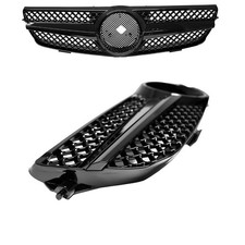 Front Grille Kidney Honeycomb Black Gloss Facelift for Mercedes CLK W209 C209 