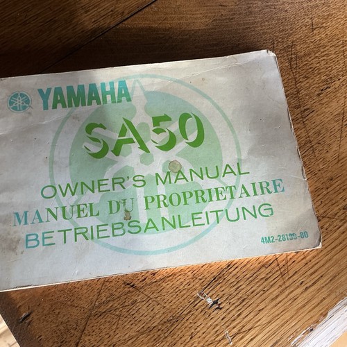 Yamaha sa50 passola owners - sa50,