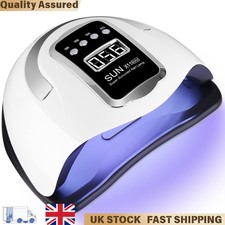 UV LED Nail Lamp 600W Professional Salon Dryer for Gel Acrylic Nails 45 LEDs