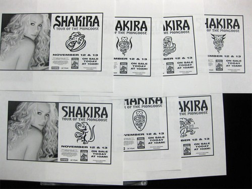 Shakira rare 2002 tour - -,