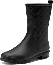 DREAM PAIRS Women Wellington Boots, Mucker & Yard Wellies Music Festivals