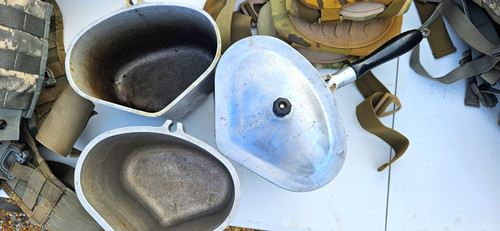 Aluminum nesting camping mess - nesting,
