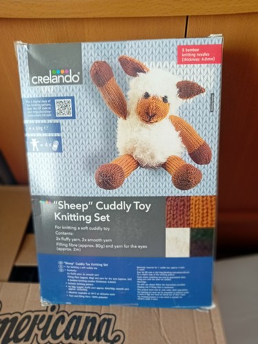 Sheep cuddly toy knitting set - sheep,