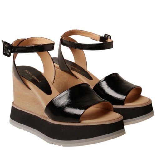Paloma barceló black patent - black,