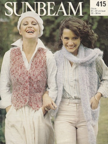 Ladies waistcoat and scarf - ladies,