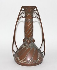 CDE ART NOUVEAU COPPER VASE
