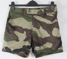 Genuine Surplus French Army CCE Camouflage Shorts Military Cotton XXS-Med (3290)