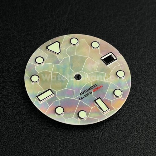 29mm white watch dial green - 29mm,