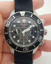 Seiko Solar Divers Chronograph 200m divers watch working