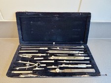 BROSSMAN COLLECTABLE VINTAGE TECHNICAL DRAWING SET, P IX S, IN ORIGINAL CASE 