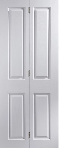 White grained moulded - moulded, panel