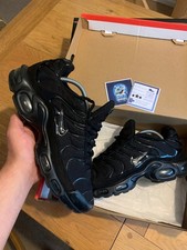 Nike Air Max Plus TN Triple Black 604133-335 Size UK9