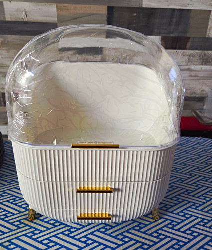 White plastic storage - plastic,
