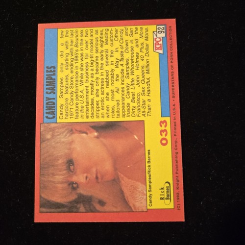 Candy samples kpc 1992 - ,