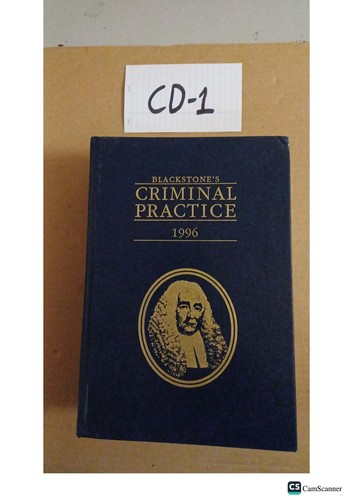 Blackstone criminal practice - blackstone's,