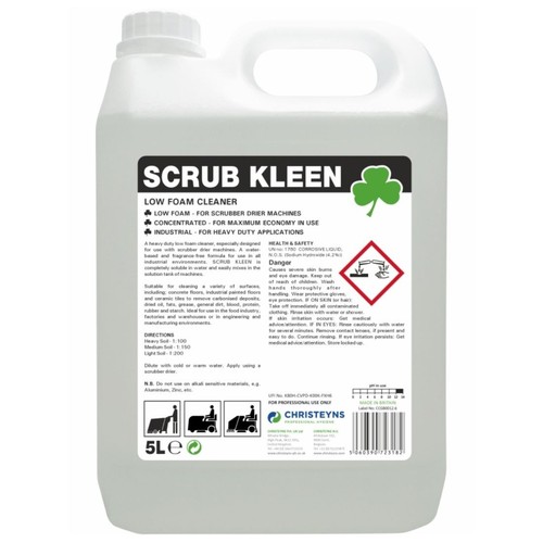 Scrub kleen low - foam, machine