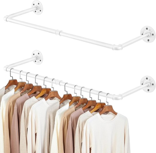 Wall mounted clothes rail - wall,
